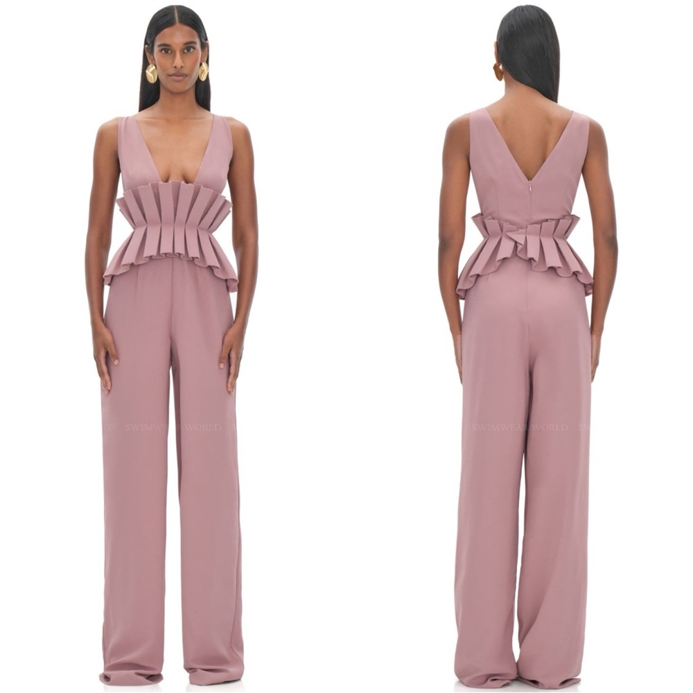 Andrea Iyamah Mauve Jumpsuit